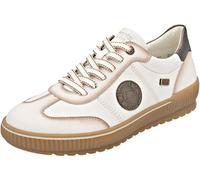Remonte Damen-Sneaker-Schnürhalbschuh Beige-Braun 41