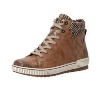 Winterboots REMONTE, Damen, Gr. 38, braun, Leder, Textil, Schuhe Winterboots, Schnürboots mit wasserabweisender TEX-Membrane, Used-Optik (98617128-38) braun