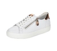Remonte Damen D0903 Sneaker, Weiss/Kupfer / 81, 36 EU