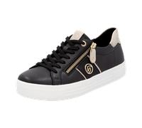 Remonte Damen Low-Top Sneaker D0919, Frauen Halbschuhe,lose Einlage,Freizeitschuhe,Turnschuhe,Laufschuhe,Freizeit,sportlich,schwarz Kombi (03),39 EU