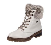 Winterboots REMONTE "ELLE-Collection", Damen, Gr. 36, weiß (weiß, kombiniert), Leder, Textil, Schuhe, mit Kontrastnaht (93248861-36) weiß, kombiniert
