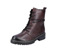 Remonte Damen Combat Boots D0B75, Frauen Stiefeletten,lose Einlage,Booties,halbstiefel,Kurzstiefel,uebergangsschuhe,uebergangsstiefel,rot (35),37 EU