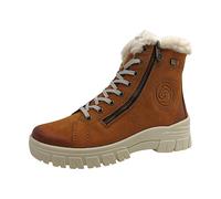 Remonte Damen Chelsea Boots D0E77, Frauen Stiefeletten,lose Einlage,wasserabweisend,remonteTEX,Winterschuhe,gefüttert,Stiefel,braun Kombi (22),37 EU