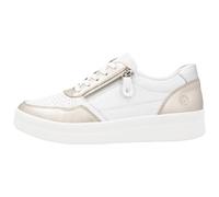 Remonte Damenschuhe Sportliche Schnürer palegold/weiss/weiss/silver palegold/weiss/silver - Gr. - 41