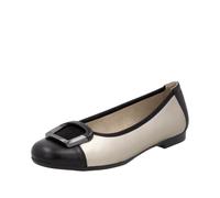 Remonte FS Halbschuh schwarz/palegold/schwarz - Gr. - 37