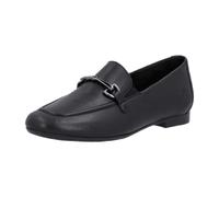 Remonte Dorndorf Loafer 38352147 Leder – Damen, Schwarz, Gr. 42, mit kleinen Stretcheinsätzen