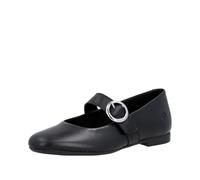 Remonte Riemchenballerina D0K14-00 Leder Damen Schwarz Größe 39
