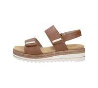 Keilsandalette REMONTE, Damen, Gr. 41, braun, Leder, unifarben, Schuhe, Riemchensandale, Bequemschuh mit Schmuckelementen (19706227-41) braun