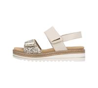 Remonte Keilsandalette D0Q59-60 Damen Leder/Lederimitat hellbeige Gr. 41