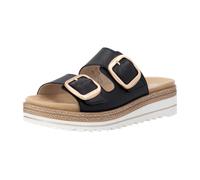 Pantolette REMONTE, Damen, Gr. 39, schwarz, Schuhe Pantolette, Hausschuh, Sommerschuh, Klettschuh mit Lite´n Soft-Ausstattung (81775911-39) schwarz