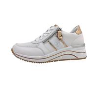 Remonte Damen Low-Top Sneaker D0T04, Frauen Halbschuhe,lose Einlage,sportlich,straßenschuhe,Strassenschuhe,Sportschuhe,Weiss Kombi (80),40 EU