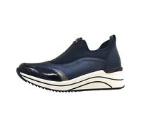 Remonte Damen Low-Top Sneaker D0700, Frauen Halbschuhe,lose Einlage,wasserabweisend,remonteTEX,Freizeit,sportlich,straßenschuhe,blau Kombi (14),41 EU