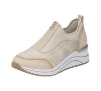 Remonte Damen Sneaker D0T08 Lederimitat beige, lose Einlage Größe 40