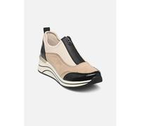 Remonte Damen Low-Top Sneaker D0T08, Frauen Halbschuhe,lose Einlage,straßenschuhe,Strassenschuhe,Sportschuhe,Freizeitschuhe,beige Kombi (60),43 EU