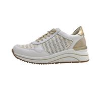 Sneaker REMONTE "Remonte Sneaker Synthetik/Textil", Damen, Gr. 41, weiß, gold, Synthetik, Textil, Schuhe Sneaker (29904568-41) weiß, gold