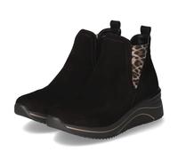 Remonte Damen Stiefelette D0T75-04 Chelsea Boots Schwarz Größe 36 EU