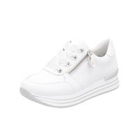 Remonte D1302 Damen Sneaker Low, weiß, 39 EU