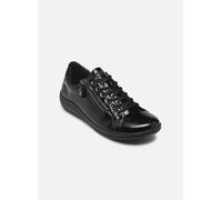 Remonte Damen Low-Top Sneaker D1E03, Frauen Halbschuhe,lose Einlage,Strassenschuhe,Sportschuhe,Freizeitschuhe,Turnschuhe,Laufschuhe,schwarz (01),40 EU