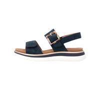 Plateausandale REMONTE, Damen, Gr. 41, nachtblau, Veloursleder, unifarben, Schuhe, Sommerschuh, Sandalette, Klettschuh mit Lite ´n Soft-Ausstattung (94625444-41) nachtblau