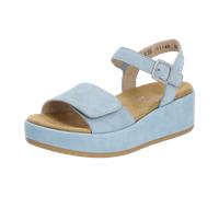 Remonte Damen Plateausandalen D1N50, Frauen Sandalen,lose Einlage,Dicke Sohle,Sommerschuhe,Freizeitschuhe,offene Schuhe,Strandschuhe,blau (10),38 EU