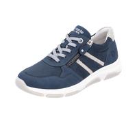 Keilsneaker REMONTE, Damen, Gr. 44, blau (jeansblau, hellgrau), Lederimitat, Textil, sportlich, Schuhe, Freizeitschuh, Halbschuh, Schnürschuh in veganer Verarbeitung (47171064-44) jeansblau, hellgrau