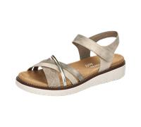 Remonte Riemchensandalen D2058 Damen, lose Einlage, Halteriemen, metallic (90), Größe 40