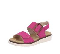 Sandale REMONTE Gr. 40, pink (fuchsia) Damen Schuhe Keilsandaletten Sommerschuh, Sandalette, Keilabsatz, mit Wechselfußbett (52300128-40)