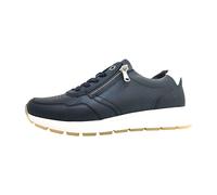 Remonte Damen Low-Top Sneaker D2G01 – Plateausohle, lose Einlage – Blau Kombi 42 EU