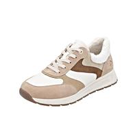 Sneaker REMONTE "Remonte Sneaker Leder", Damen, Gr. 40, beige (sand), Leder, Schuhe Sneaker (18504252-40) sand