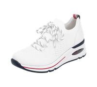 Slip-On Sneaker REMONTE, Damen, Gr. 44, weiß, Textil, Lederimitat, sportlich, Schuhe, Freizeitschuh, Halbschuh, Slipper mit modischem Keilabsatz (27950457-44) weiß