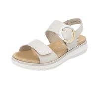 Remonte Damen Riemchensandalen D2K50, Frauen Sandalen,lose Einlage,offene Schuhe,Strandschuhe,Sandaletten,Sommersandalen,bequem,flach,beige (80),45 EU