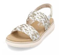 Remonte D2K52-80 weiss hellgold weiss Wopven 3 Alabama für Damen, weiß, Größe 37 EU