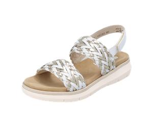 Remonte D2K52-80 weiss hellgold weiss Wopven 3 Alabama für Damen, weiß, Größe 42 EU