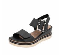 Remonte D2L53 00 Damen Keilsandale Schwarz Schwarz 38