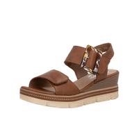 Remonte Dorndorf Keilsandalette Elisabeth Hurley-Collection Damen Leder Keilabsatz Gr. 41 Braun