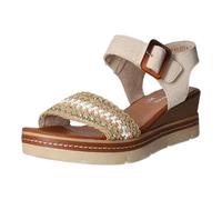 Remonte Sandale natur-gold-weiss/porzellan - Gr. - 38