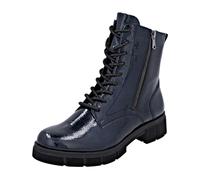 Schnürstiefelette REMONTE "Remonte Stiefelette Lederimitat", Damen, Gr. 41, blau (nachtblau), Lederimitat, casual, Schuhe (65018461-41) nachtblau