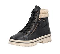 Remonte Stiefelette D2U74-03 Schwarz/Schwarz/Beige Größe 40