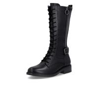 Remonte D2W71-00 Damen Stiefel Leder/Synthetik Schwarz Schwarz