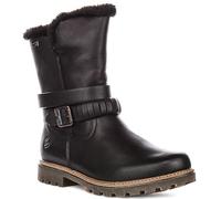 Remonte D3C72-00 Damen Warm Gefüttert Schnalle Reißverschluss Stiefel Mid Calf Boots, Schwarz, 8.5