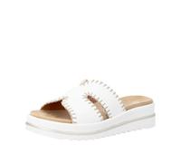 Pantolette REMONTE "Remonte Pantoletten Glattleder", Damen, Gr. 40, weiß, Glattleder, Schuhe Pantolette (92723855-40) weiß