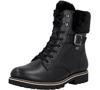 Schnürstiefelette REMONTE "Remonte Stiefelette Leder/Textil", Damen, Gr. 37, schwarz (schwarz, schwarz), Leder, Textil, Schuhe (82540228-37) schwarz, schwarz