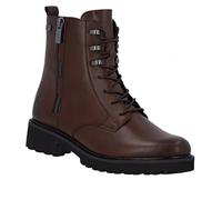 Schnürstiefelette REMONTE, Damen, Gr. 43, braun (dunkelbraun), Leder, modisch, Schuhe, Schnürboots, Stiefelette mit wasserabweisender TEX-Membran (40428769-43) dunkelbraun