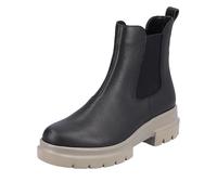 Chelseaboots REMONTE Gr. 40, schwarz Damen Schuhe Reißverschlussstiefeletten mit praktischem Wechselfußbett (81495766-40)