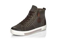 Remonte Damen Bequemschuhe D0972, Frauen Schnürhalbschuhe,lose Einlage,Komfortschuhe,Halbschuhe,schnürschuhe,schnürer,bequem,grau,37 EU / 4 EU