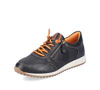 Remonte Damen Bequemschuhe D3104, Frauen Schnürhalbschuhe,lose Einlage,Komfortschuhe,Halbschuhe,schnürschuhe,schnürer,bequem,schwarz,37 EU / 4 UK