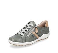 Remonte Damen Bequemschuhe R1432, Frauen Schnürschuhe,lose Einlage,Schnuerschuhe,Schnuerer,straßenschuhe,Strassenschuhe,grün Kombi,36 EU / 3.5 UK