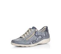 Remonte Damen Bequemschuhe R3416, Frauen Schnürschuhe,lose Einlage,Low-tie,Komfortschuhe,Halbschuhe,schnürschuhe,schnürer,blau Kombi,41 EU / 7.5 UK