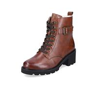 Remonte Damen Biker Boots D0A74, Frauen Stiefeletten,lose Einlage,uebergangsstiefel,winterstiefeletten,winterschuhe,warm,boots,braun,42 EU / 8 UK