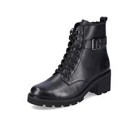 Remonte Damen Biker Boots D0A74, Frauen Stiefeletten,lose Einlage,uebergangsstiefel,Winterstiefeletten,Winterschuhe,warm,Boots,schwarz,38 EU / 5 UK